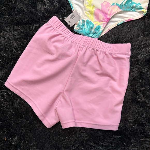 💜🌟 Jessica Simpson: Little Girls 2T One-Piece Swimsuit & Swim Shorts Set 💜🌟 - Picture 5 of 10